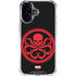 Marvel Captain America Hydra Symbol iPhone 16 Clear Case
